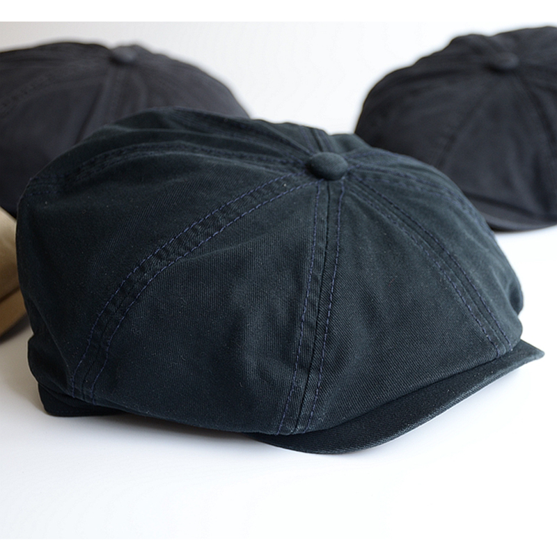 Men Big Head Newsboy Cap Peaky - огляд і ціна Dad Hat Cotton