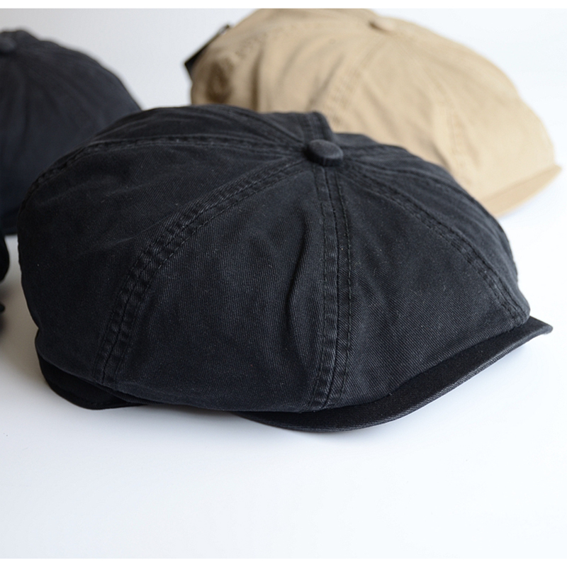 Men Big Head Newsboy Cap Peaky - огляд і ціна Dad Hat Cotton
