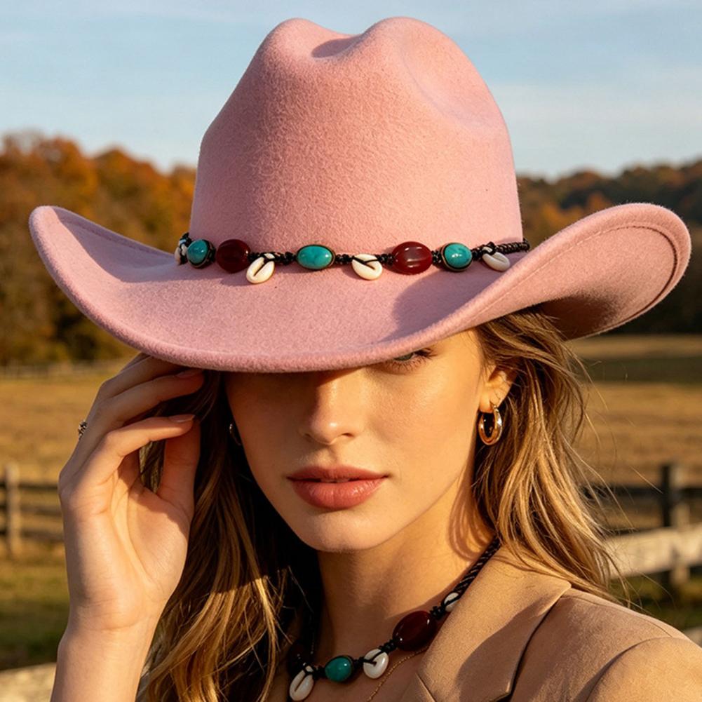 Western Cowboy Style Hat Wool  - огляд і ціна Fedora Hat Wool