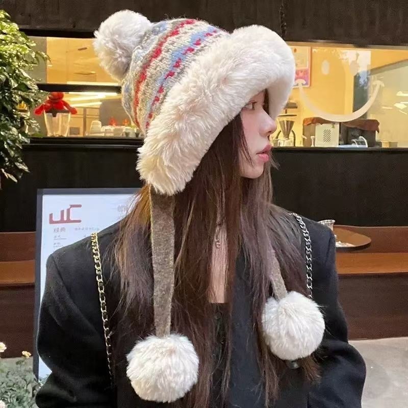 Women Fair Isle Trapper Bomber - огляд і ціна Winter Trapper Hat