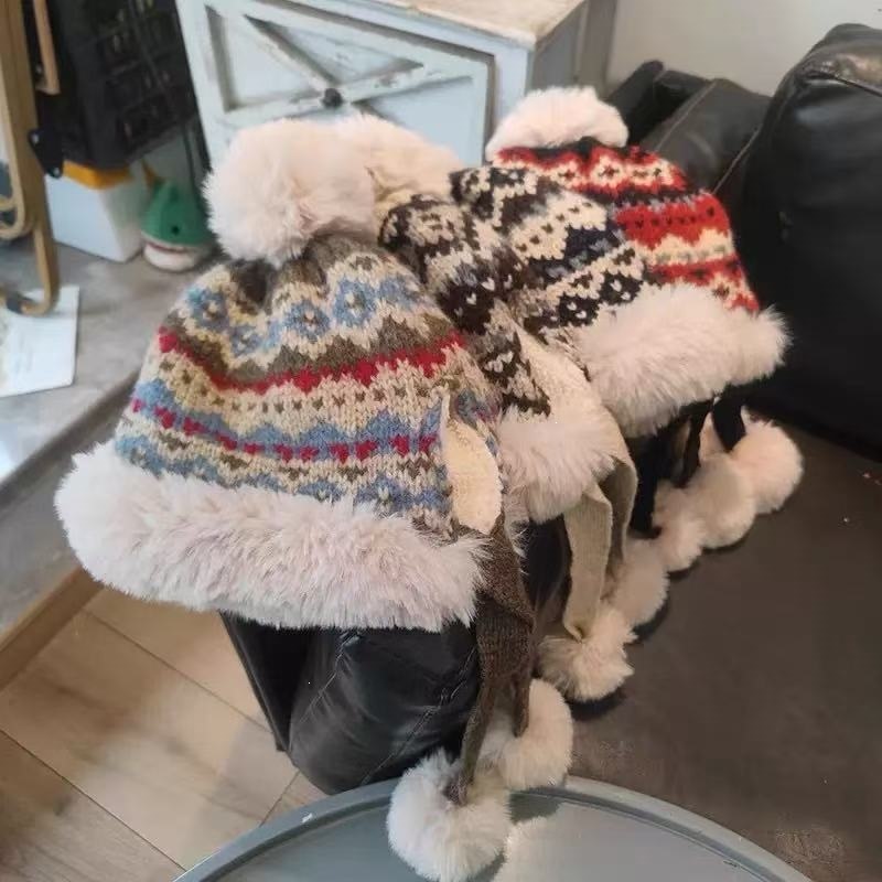 Women Fair Isle Trapper Bomber - огляд і ціна Winter Trapper Hat