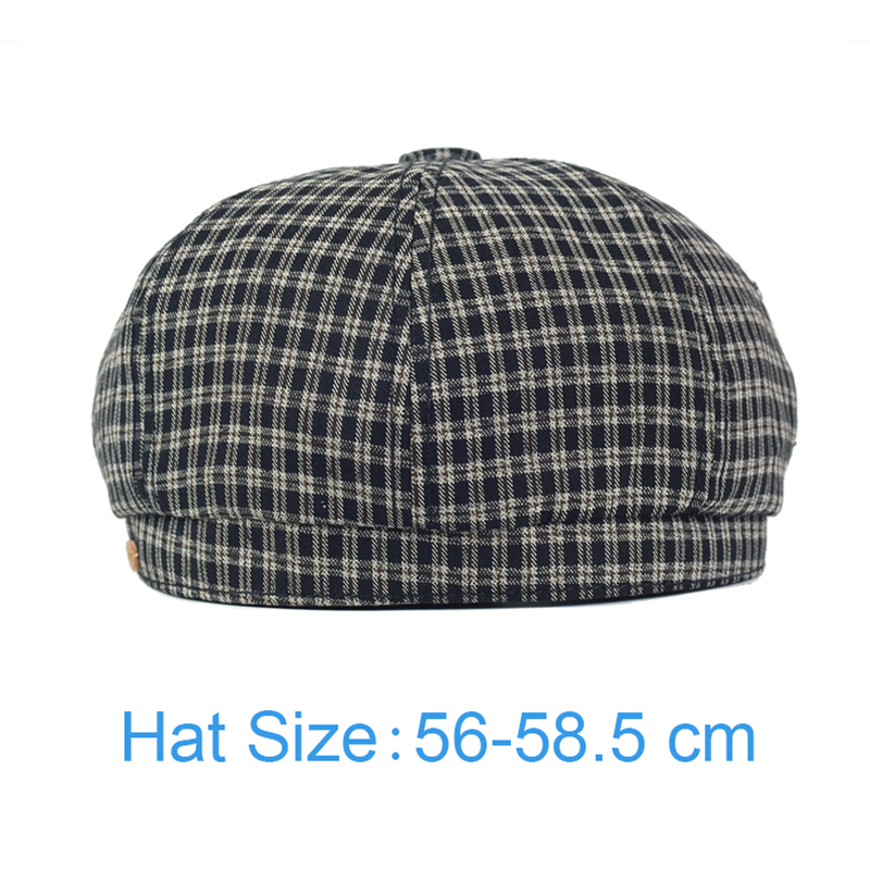 Spring Summer Plaid Newsboy Ca - огляд і ціна Dad Hat Cotton