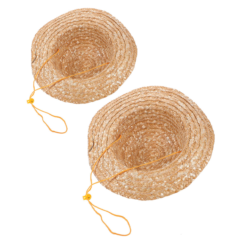 2Pcs Kids Sun Hat Natural Stra - огляд і ціна Sun Hat Wide Brim