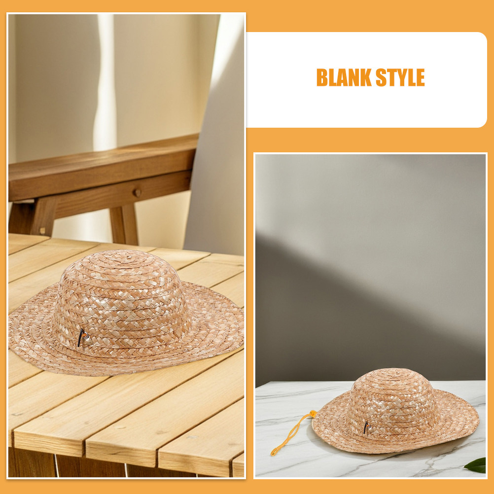 2Pcs Kids Sun Hat Natural Stra - огляд і ціна Sun Hat Wide Brim