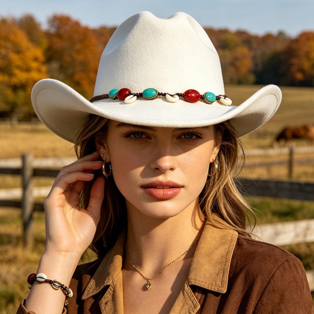 Western Cowboy Style Hat Wool  - огляд і ціна Fedora Hat Wool